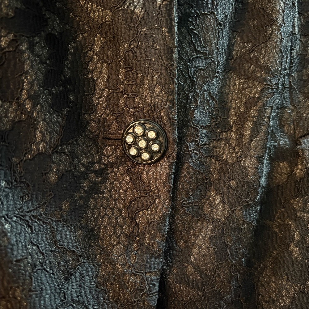 Chico's Lace Jacket Blazer size 2 / large - Picture 4 of 8